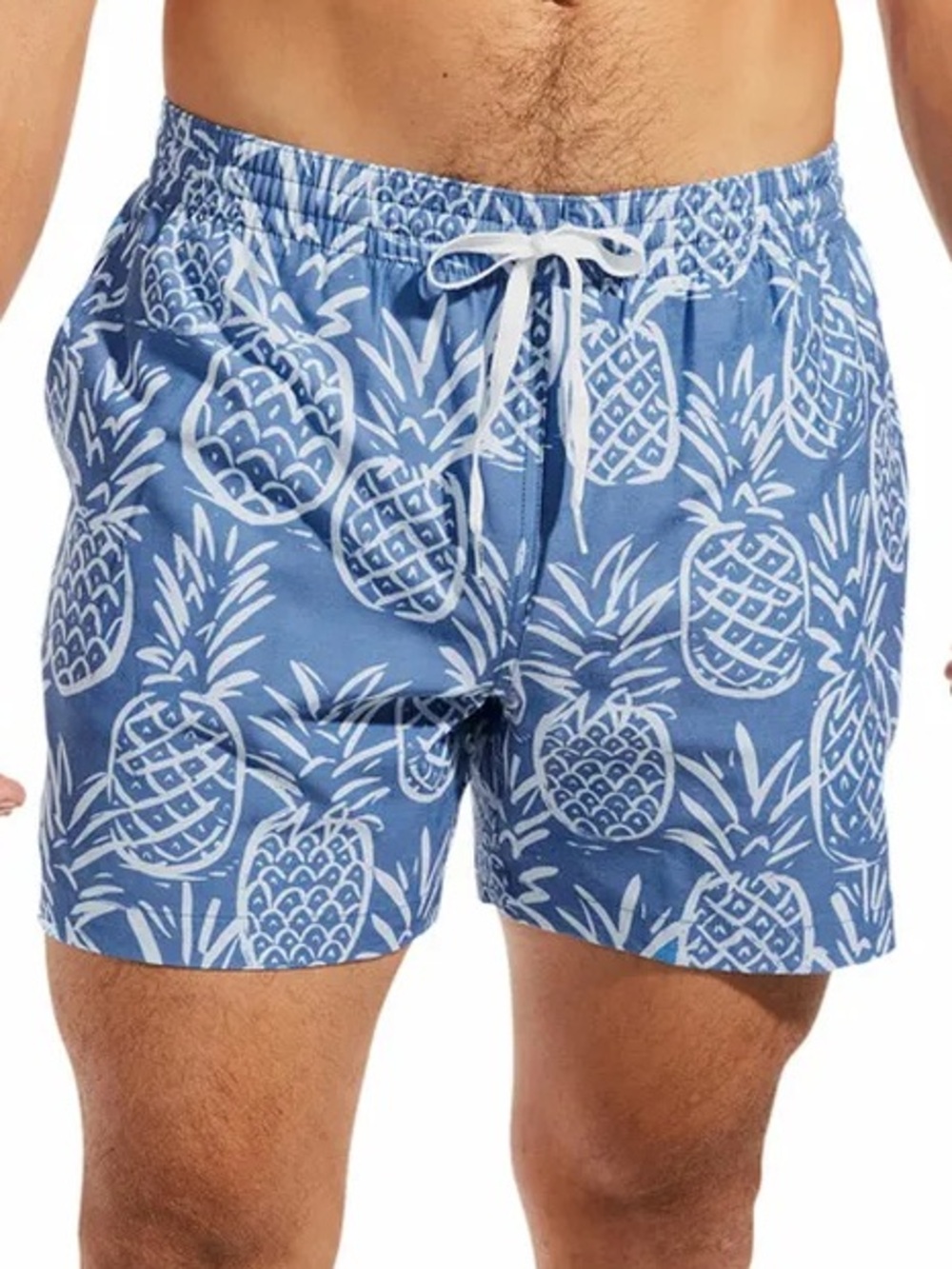 Men’s Chubbies Thigh-Napples Stretch Swim Trunks Blue Small 7” inseam